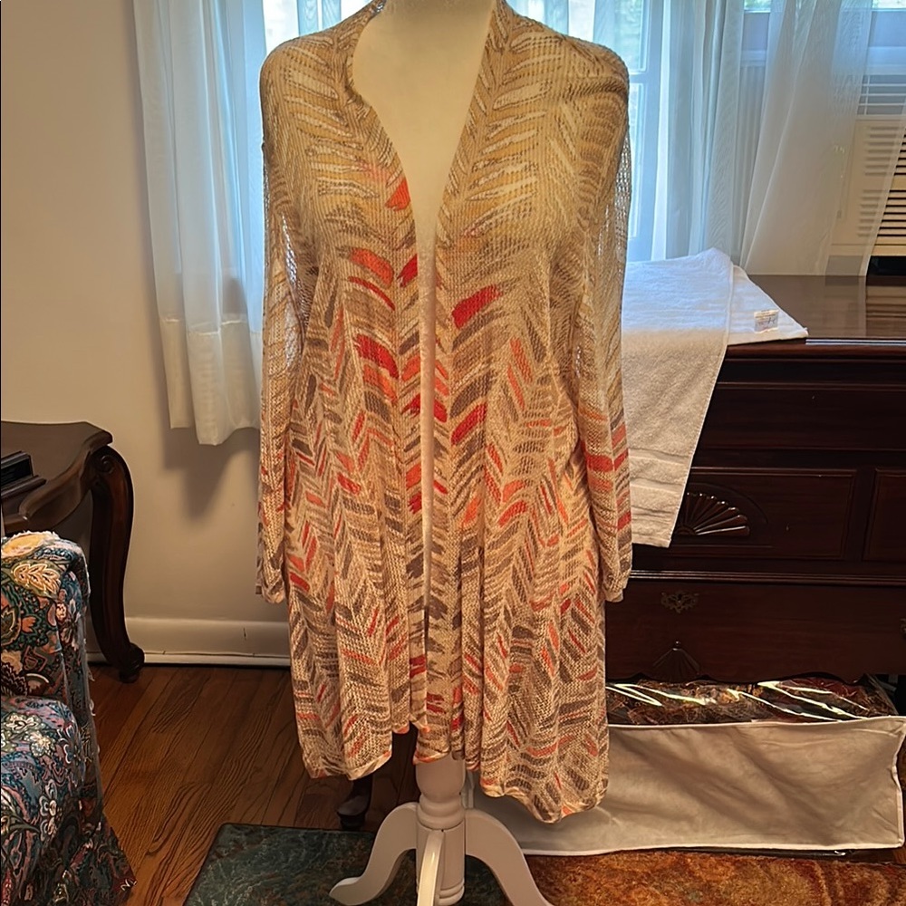 NIC+ZOE Multicolor Knit Cardigan